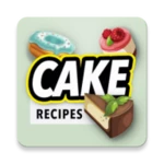 cake recipes android application logo